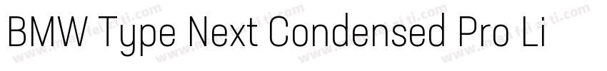 BMW Type Next Condensed Pro Light字体转换